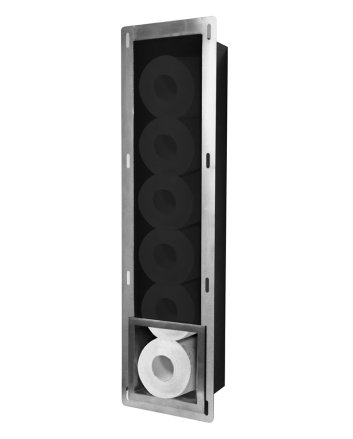 inbouw reserve-rolhouder RVS