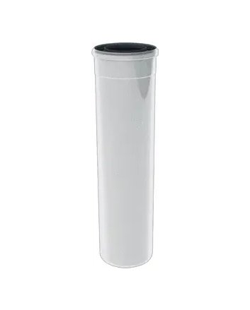 TwinSafe Concentrische Pijp Lengte 1000 mm x Ø60/100 mm Wit PP
