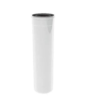 TwinSafe Concentrische Pijp Lengte 500 mm x Ø80/125 mm Wit PP