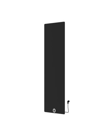 180x60 cm - Elektrische Panel Verticaal Vlak - Mat Zwart - 1200 Watt