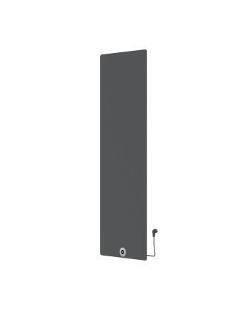 180x60 cm - Elektrische Panel Verticaal Vlak - Mat Antraciet / Beton-Grijs - 1200 Watt