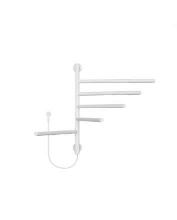 622x516mm - 75W - Glans Wit - Hover - Elektrische Handdoekradiator - Dry Heating