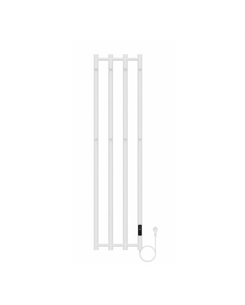 1405x346mm - 250W - Glans Wit - Velten - Elektrische Handdoekradiator - Dry Heating