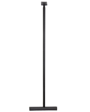 luxe badkamer-vloerwisser+ophanging mat zwart