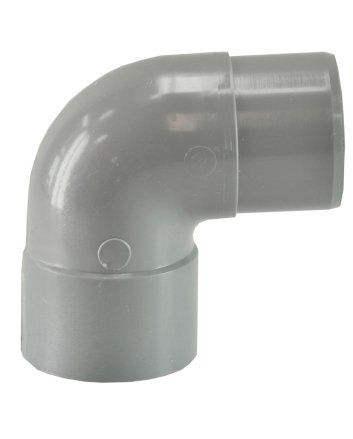 Afvoerbocht mof 32 mm x spie 32 mm 90 graden PVC
