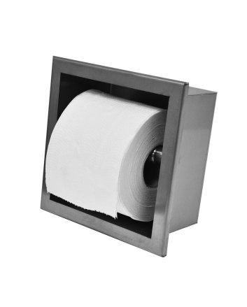 inbouw-toiletrolhouder RVS