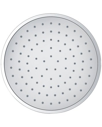 ABS hoofddouche rond 200mm chroom/grijs