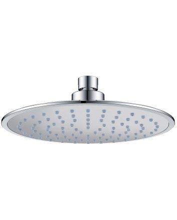 ABS hoofddouche rond 200mm chroom/grijs