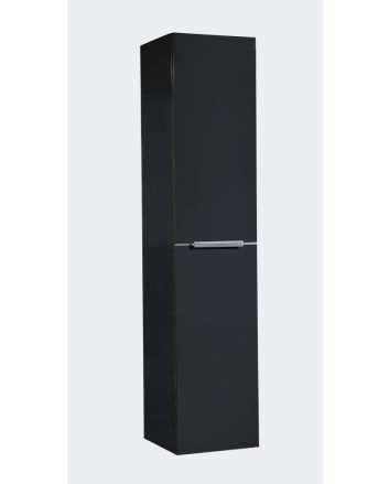 Sani DeLuxe Senza kolomkast met luxe opliggende greep Hoogglans Antraciet