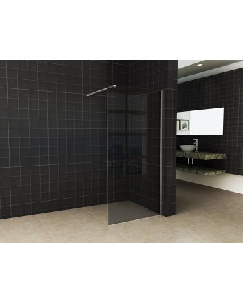 Slim glasplaat 800 x 2000 x 8 mm nano rookglas