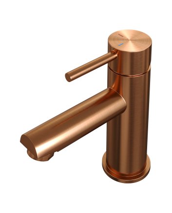 BRAUER Copper Edition lage opbouw wastafelmengkraan model A koper geborsteld PVD