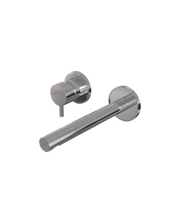 BRAUER Chrome Edition inbouw wastafelmengkraan met rechte uitloop en rozetten model B2 chroom