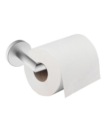 Alonzo toiletrolhouder met vaste arm RVS geborsteld