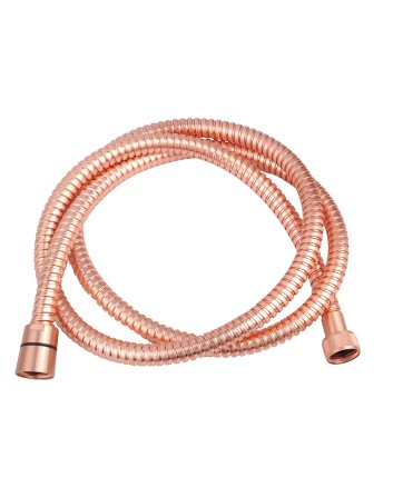 luxe metalen doucheslang 150cm conisch geborsteld koper