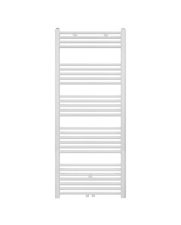 160x60 cm - 1050 Watt - Ecorad Handdoekradiator - Mat Wit (RAL9016) - Universal-6 aansluitpunten