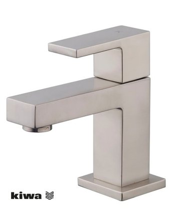 Rombo fonteinkraan Kiwa 1/2" geborsteld staal