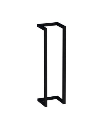 Sani DeLuxe Handdoekenhouder staal Mat Zwart 60x15x15 cm