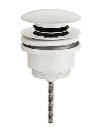 UniMatch clickwaste afvoerplug 5/4" glans wit