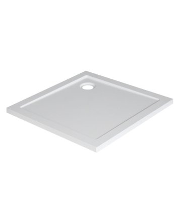 luxe douchebak SMC vierkant 800x800x40 wit