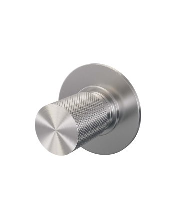 BRAUER Brushed Carving losse inbouw stopkraan met in- en afbouwdelen RVS geborsteld PVD