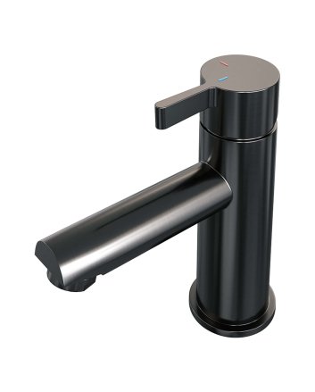 BRAUER Gunmetal Edition lage opbouw wastafelmengkraan model E gunmetal geborsteld PVD