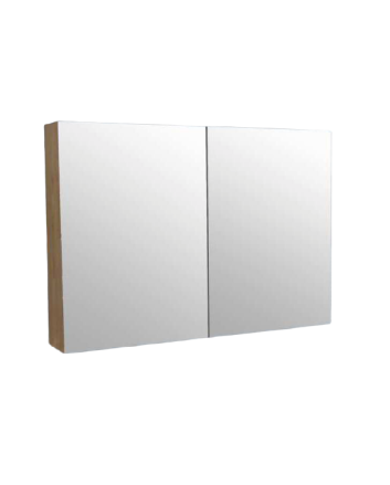 Sani DeLuxe Wood Eiken spiegelkast zonder verlichting 100