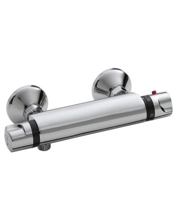 Universele thermostatische douchemengkraan 15cm chroom