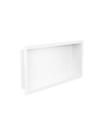Demis inbouwnis 30 x 60 x 10 cm mat wit