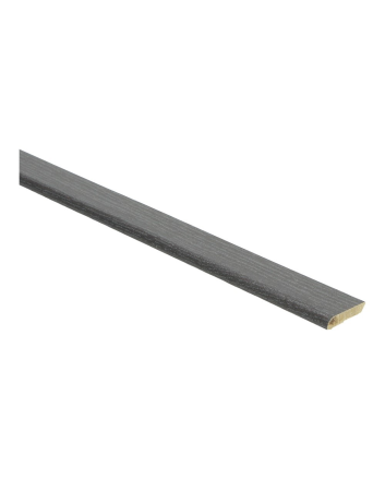 Plakplint zwart geolied | 2.4 meter
