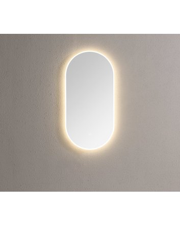 Sani DeLuxe Spiegel ambiance ovaal met LED verlichting, 3 kleur instelbaar & dimbaar