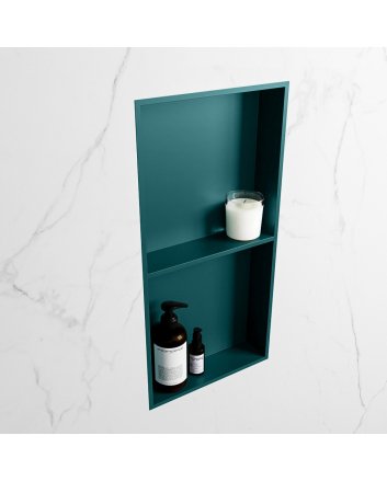 Mondiaz Easy Nis 59,5x29,5cm in solid surface kleur Smag | Smag. 2 vakken geschikt voor in- of opbouw