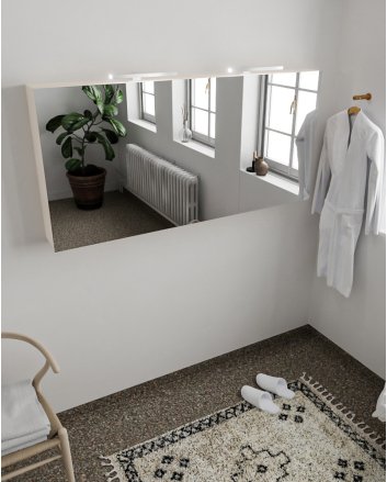 Mondiaz Cubb spiegelkast 150x70x16cm kleur linen met 3 deuren