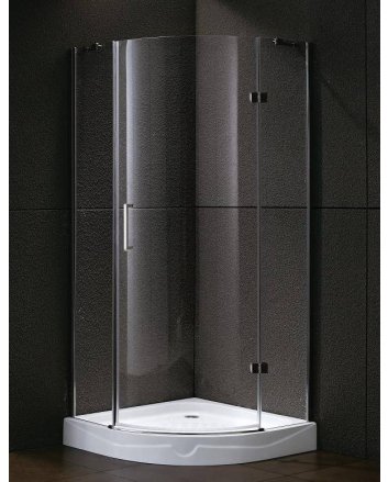 Sani DeLuxe Douchecabine kwartrond 1 deur 100
