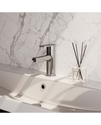 BRAUER Chrome Edition lage opbouw wastafelmengkraan model C chroom