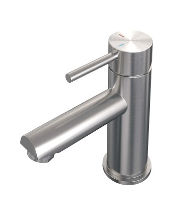 BRAUER Brushed Edition lage opbouw wastafelmengkraan model A RVS geborsteld PVD