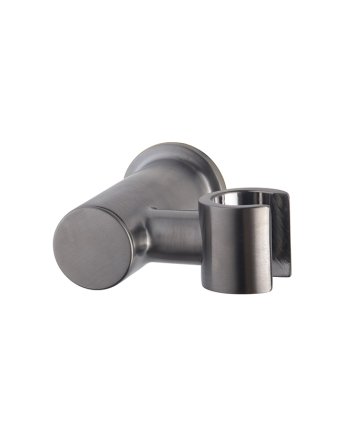 Wandhanddouchehouder kantelbaar gunmetal