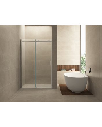 Slide nis schuifdeur 1200 x 2000 x 8 mm nano helder glas/chroom