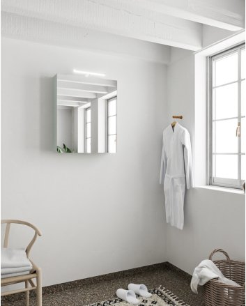 Mondiaz Cubb spiegelkast 50x70x16cm kleur greey met 1 deur