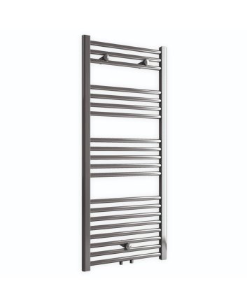 140x60 cm - 900 Watt - Ecorad Handdoekradiator - Chroom - Universal-6 aansluitpunten