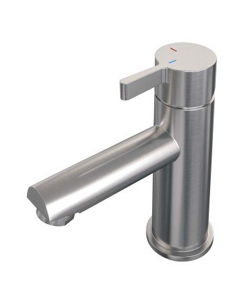BRAUER Brushed Edition lage opbouw wastafelmengkraan model E RVS geborsteld PVD