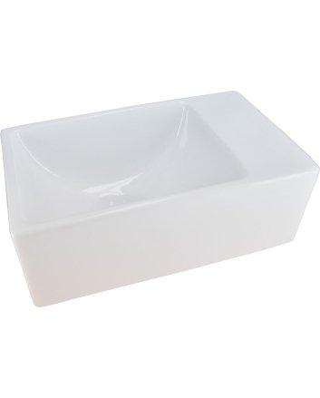 Rhea xxs fontein zonder kraangat 30,5 x 18 x 11 cm keramiek glans wit