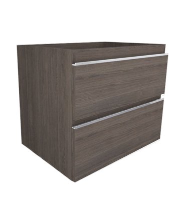 Tigris onderkast met 2 laden 60 x 46 cm houtnerf grijs