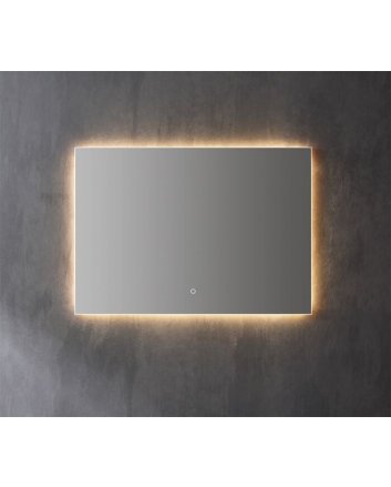 Sani DeLuxe Spiegel decor met indirecte LED verlichting, 3 kleur instelbaar &amp; dimbaar 100 incl. spiegelverwarming