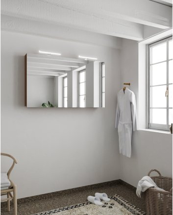 Mondiaz Cubb spiegelkast 120x70x16cm kleur rust met 2 deuren