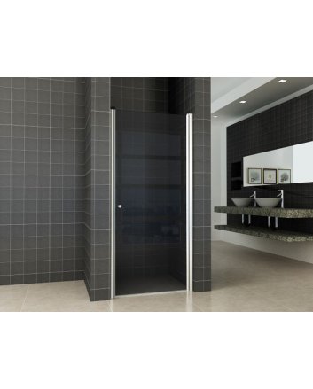 nisdeur met profiel 900x2000 8mm NANO rookglas