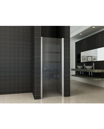 nisdeur met profiel 600x2000 8mm NANO glas