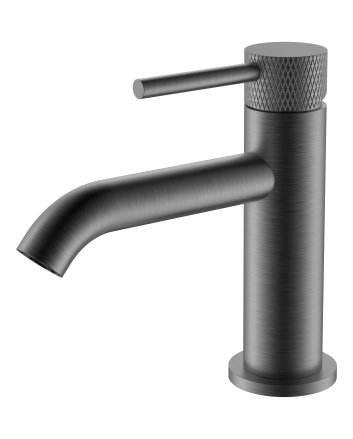 Ribbd fonteinkraan 1/2" gunmetal