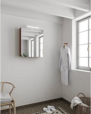 Mondiaz Cubb spiegelkast 60x70x16cm kleur rust met 1 deur