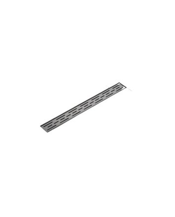 Sani DeLuxe Douchegoot rooster   90 cm Gun Metal (zonder douchegoot)