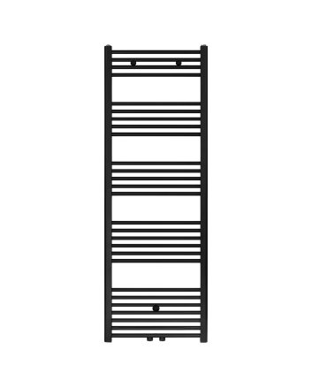 160x50 cm - 900 Watt - Ecorad Handdoekradiator - Mat Zwart (RAL9005) - Universal-6 aansluitpunten